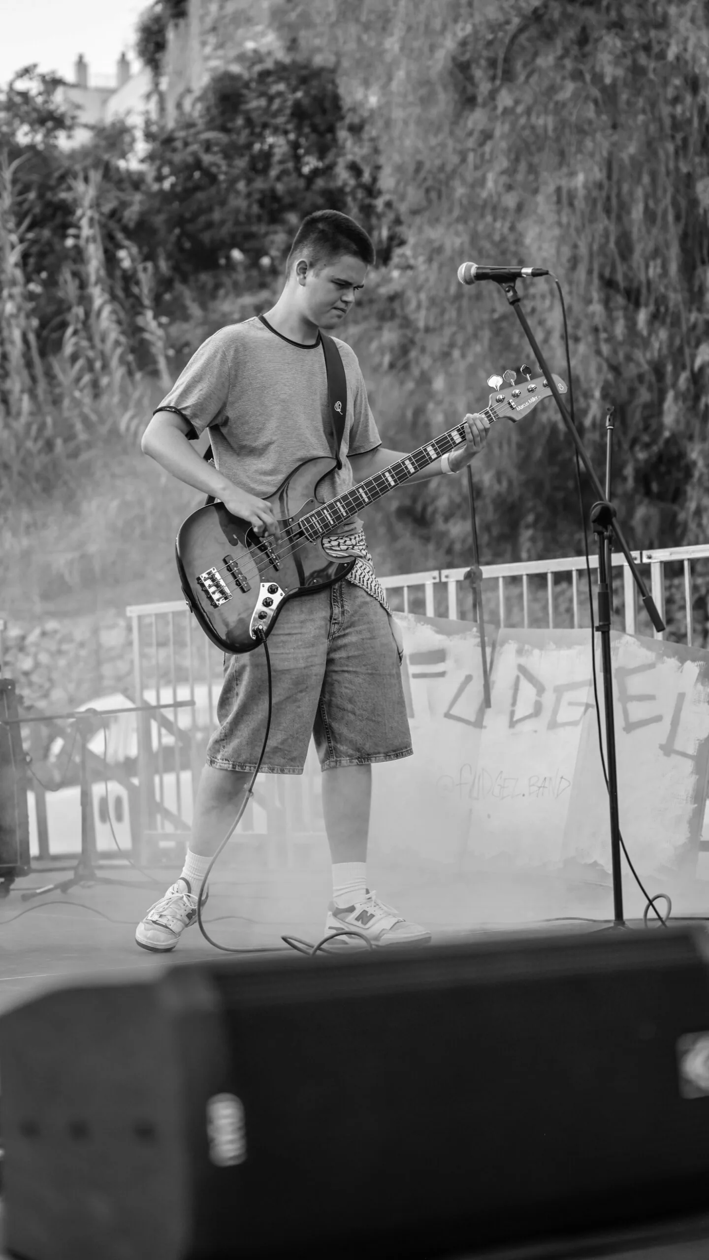 Álvaro Padial - Baix elèctric de la banda Fudgel (Pop-Punk)